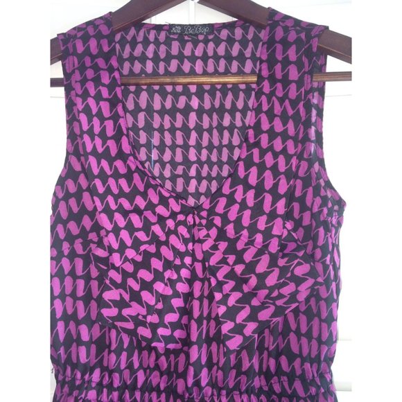 SHORT PURPLE DRESS WITH POCKETS! - Picture 4 of 4